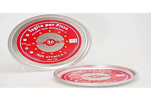 Steel PAN Teglia pizza tondo nonstick 24 pentola da cucina - 8015094120383