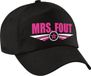 Bellatio Decorations Mrs fout fun tekst pet zwart voor dames