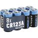 Absina CR123A Speciale batterij Lithium 1300 3 V – 8 stuks