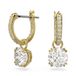 Swarovski Constella Oorbellen Dames Goudkleurig Metaal Kristal