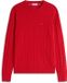 Tommy Hilfiger Heren Gebreide Trui Katoen XXL Rood