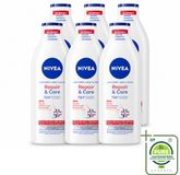 Nivea Repair & Care Lait corporel - 6 x 400 ml - Pour peau très sèche