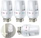 4 pièces Têtes de remplacement pour vannes de radiateur thermostatiques - M30x1.5