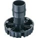 Häfele Vis H3946 avec tube plastique noir, 200 mm