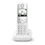 Gigaset AS490 Téléphone analogique/DECT Identification de l'appelant Blanc