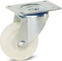 Zwenkwiel nylon 100x80mm 150kg