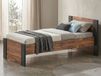 Acacia Eik Lit une personne ELENAS 90x200 cm