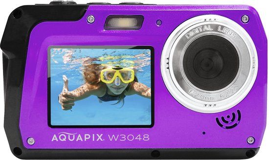 Aquapix W3048-V Edge Violet | 13MP | 4K | Waterproof | Violet
