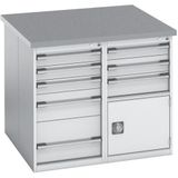 BOTT Eilandwerkbank Cubio lino - Breedte 1100 mm