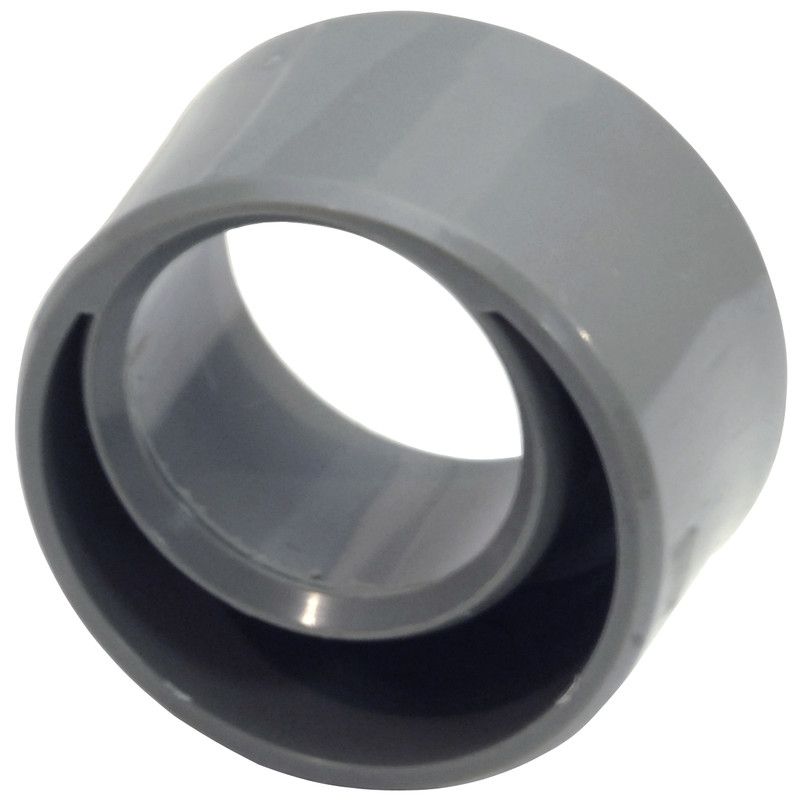 Wavin verloopring excentrisch 75x50 pvc - grijs