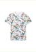 TOM TAILOR Shirt marine / turquoise / pasteelgeel / wit