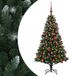 vidaXL Kunstkerstboom met Ballen 120 cm 150 LED's Warmwit