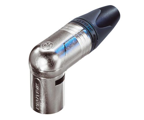 Neutrik NC4MRX - XLR connector - male - 4-pin - metallic, zwart