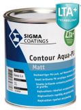 Sigma Contour Aqua Matt Houtlak Wit 1L