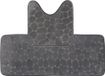 Tendance Badkamer Matten set Pebble - donkergrijs - extra lang - memory foam - microfiber