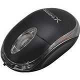 Icecat extreme CAMILLE - Muis - optisch - 3 knoppen - met bekabeling - USB - zwart