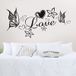 Papillons Sticker Mural - 277x585 Cm - Noir