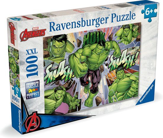 Ravensburger Marvel Hulk Legpuzzel - 100 XXL-Stukjes