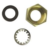 Boutté 1118457 Instant-afdichtring + moer, messing, 12 x 17, buisdiameter 10 mm