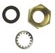 Boutté 1118457 Instant-afdichtring + moer, messing, 12 x 17, buisdiameter 10 mm
