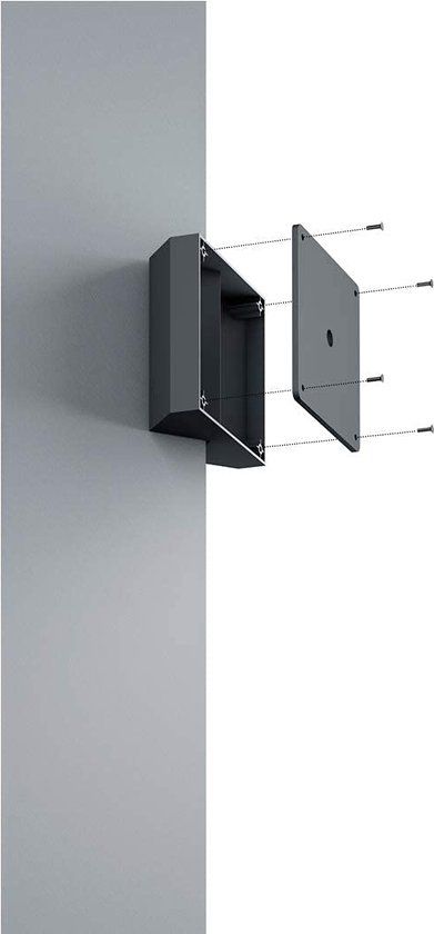 TRIO LEUCHTEN Hoekbevestiging 9965-32, voor buiten- en binnenhoeken, geschikt voor alle TRIO buitenwandlampen