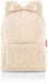 Reisenthel Mini Maxi Rucksack Rugzak - Opvouwbaar - 14L - Leo Vanilla Beige