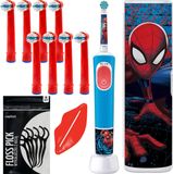 Oral-B Vitality Pro 103 Spider-Man porte-brosse à dents, set avec accessoires