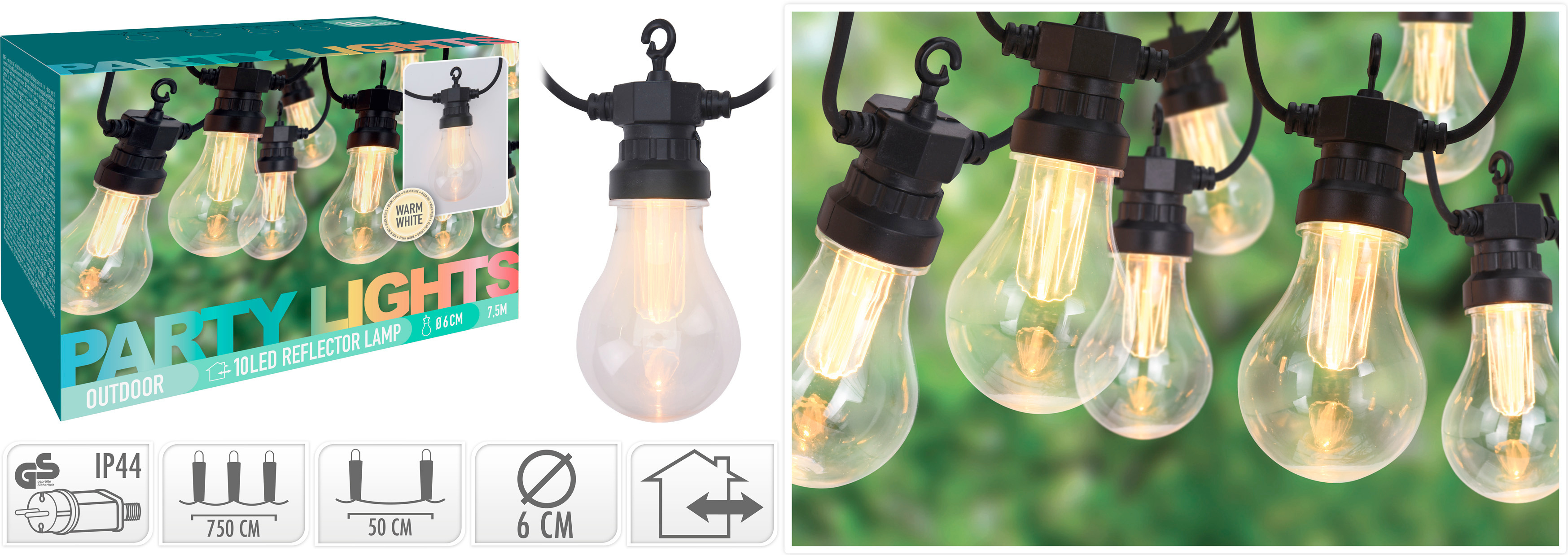 Garden Pro Feestverlichtig 10 LED