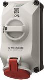 MENNEKES Prise murale DUOi 5613506G, 32A, 5 pôles, 6 heures, 400V, IP44