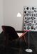 Rotaliana Luxy F1 lampadaire noir/blanc mat
