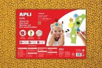 Apli Kids EVA Foam vellen 60 x 40 cm luipaardprint - 3 vel
