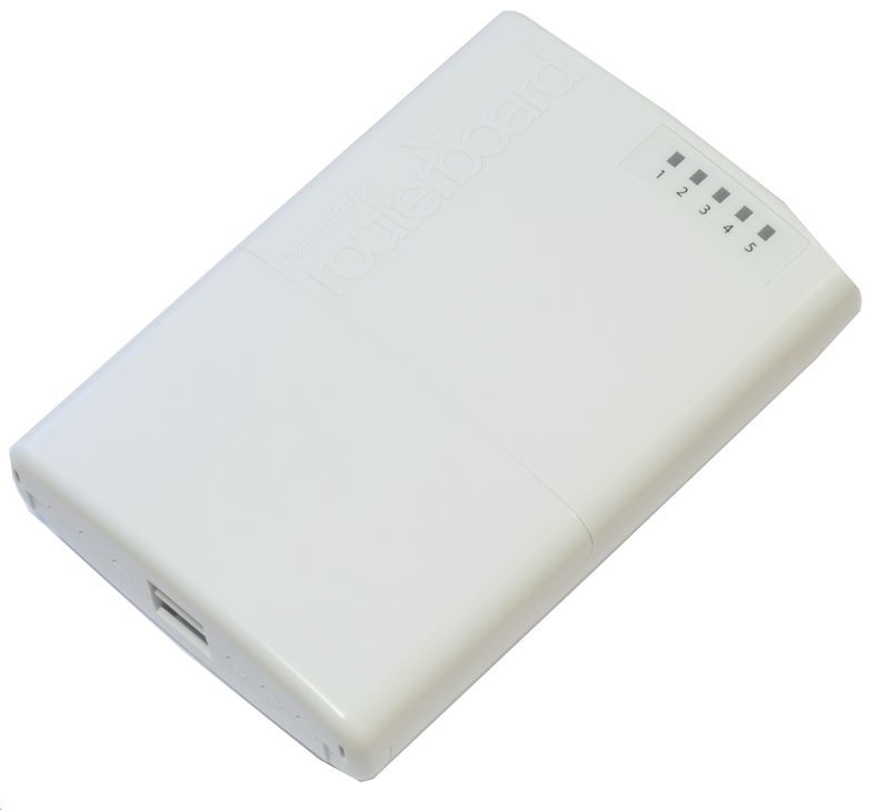 MikroTik PowerBox - RB750P-PBR2 - Bedrade Router - Wit
