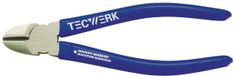 TECWERK Zijkniptang L.160mm kop gepolijst kunststofovertrek max.2mm