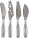 Boska Kaasmessenset Mini Monaco+ - Kaasmesjes - Set van 4 - RVS - Zilver