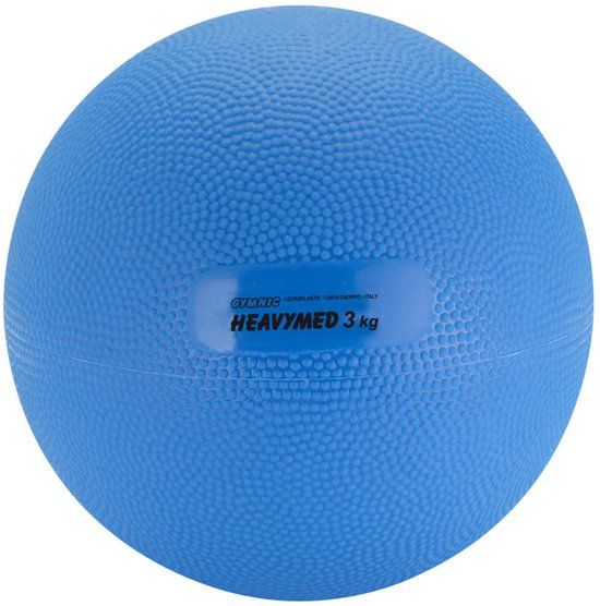 Gymnic Heavymed Gewogen Bal 3 kg Blauw
