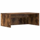 vidaXL Wandbureau Gerookt eiken 80 x 45 x 30 cm