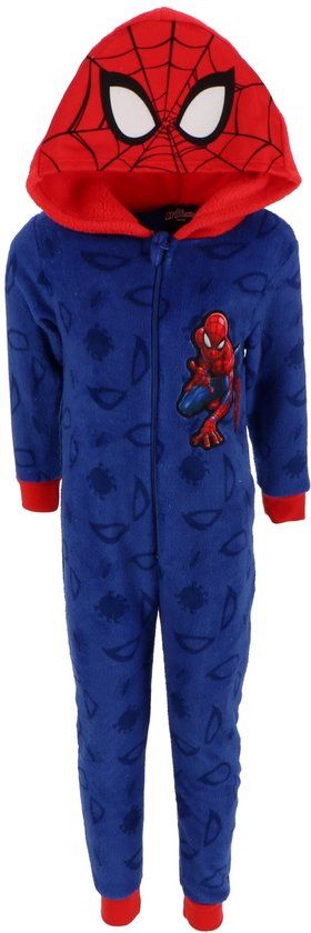4KidsOnly Mister License Spiderman Onesie Kinderen Unisex Multi Colour 134/140