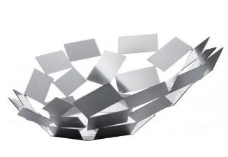 Alessi MT03 W Serveerschaal - Wit, Rvs