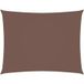 DESIGN IN Marron Voile D'Ombrage Voile De Parasol Tissu Oxford Rectangulaire 3x4,5 M