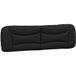 Hvar Coussin De Tête De Lit Noir 180 cm Similicuir