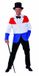 Magic by freddy Espa 100% NL & Oranje Kostuum | Skybox Supporter Holland Colbert Man | Small | Carnaval kostuum | Verkleedkleding
