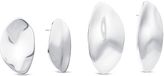 Calvin Klein Dames Oorbellen - Oorknopjes - Staal - Zilverkleurig - 26 mm