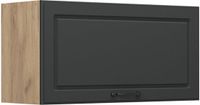 Vicco Hangkast R-Line, Antraciet landelijk/Goudkleurig Eiken, 80 cm Plat