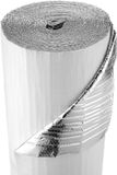 Vevor Isolatiefolie, Noppenfolie, 6 mm, 122 cm x 30,48 m, Aluminiumfolie, Witte PE-Folie, Warmtereflecterende Bescherming, Thermische Isolatie