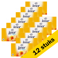 Lenor Droogtrommeldoekjes Summer Breeze - Voordeelverpakking (12 x 34 doekjes)
