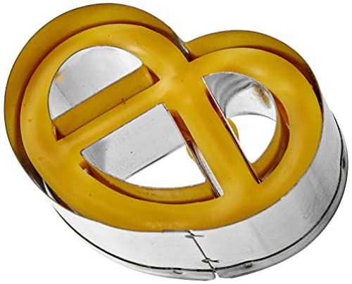 Ibili Uitsteekvorm Brezel 6,5 x 4,5 cm - Zilver