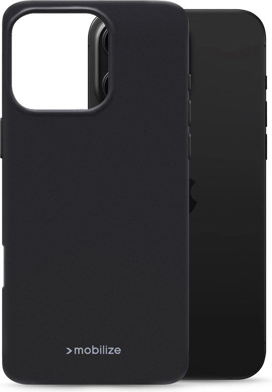 Mobilize TPU Back Cover Mat Zwart Apple iPhone 16 Pro Max