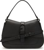 FURLA Leren Schoudertas Flow Top Handle Nero Zwart