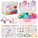 Loom-Band Set met 1000 onderdelen pour la fabrication de bracelets tressés, adapté aux enfants
