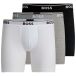 BOSS Herren 3er-Pack Power Boxershorts (weiß, grau, schwarz) - XL